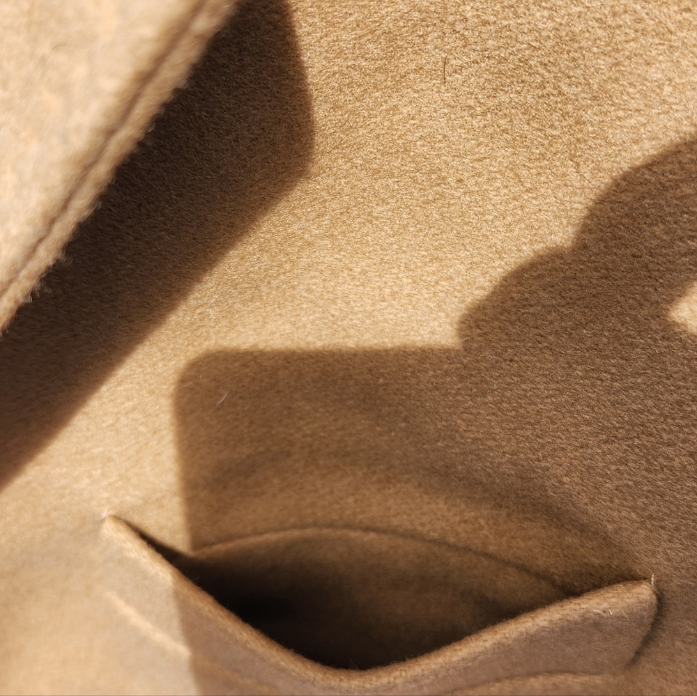 Zara Italian Wool Blend Coat Camel Color Size M Excellent Condition - Picture 7 of 14